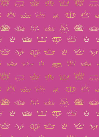 Reign Coronation By Rashida Coleman-Hale Of Ruby Star Society For Moda Magenta / Metallic