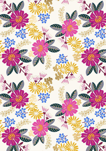 Reign Eminence By Rashida Coleman-Hale Of Ruby Star Society For Moda Sweet Cream / Metallic