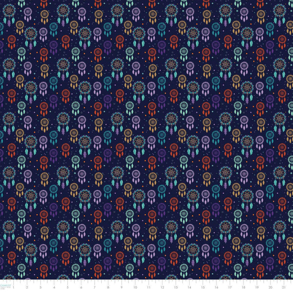 Rejuvenation Satin by Tracey Metallic Dream Weaver Navy