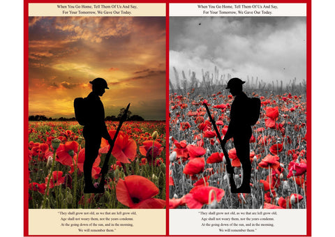 Remembrance Panel By Lewis & Irene Red / Multi