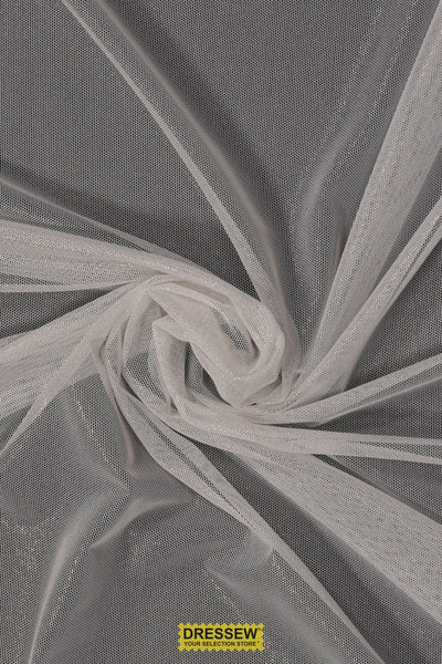 Renee Sparkle Mesh White / Light Gold