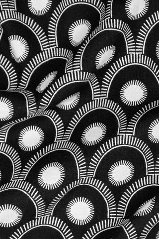 Renoir Geo Arches Slub Black / White