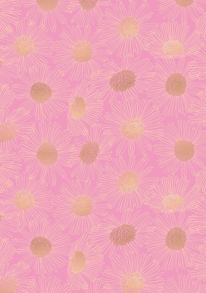 Reverie Daisy Sketch By Melody Miller Of Ruby Star Society For Moda Daisy / Metallic