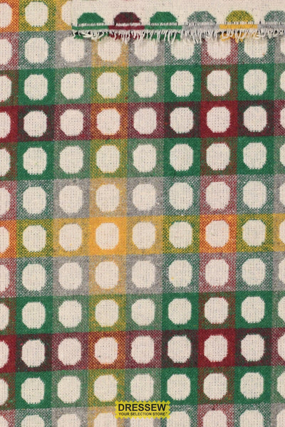 Reversible Dots Coating Ecru / Multi