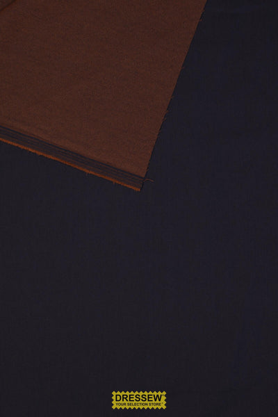 Reversible Stretch Denim Navy / Brown