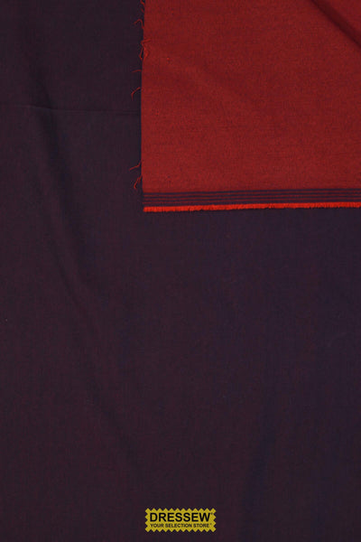 Reversible Stretch Denim Navy / Red