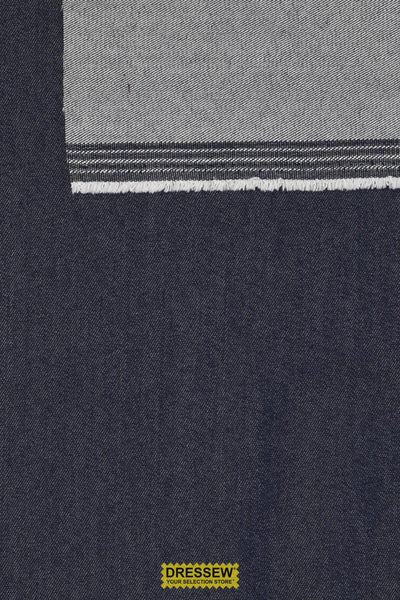 Reversible Stretch Denim Navy / White
