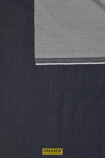 Reversible Stretch Denim Navy / White