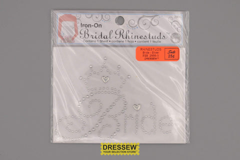 Rhinestuds Bride Silver