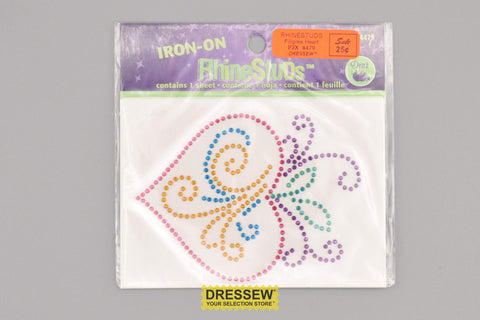 Rhinestuds Filigree Heart