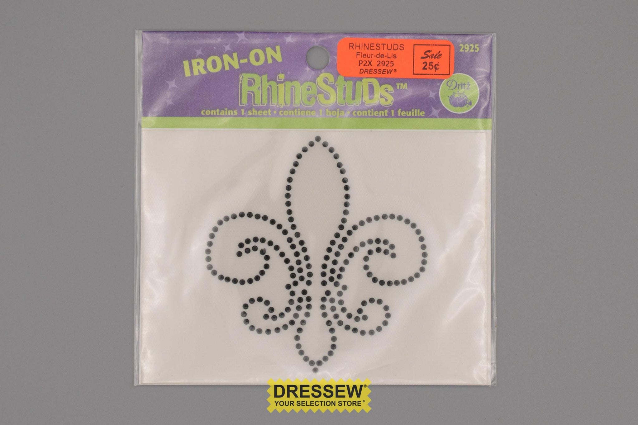 Rhinestuds Fleur-de-Lis