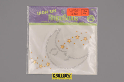 Rhinestuds Moon & Stars