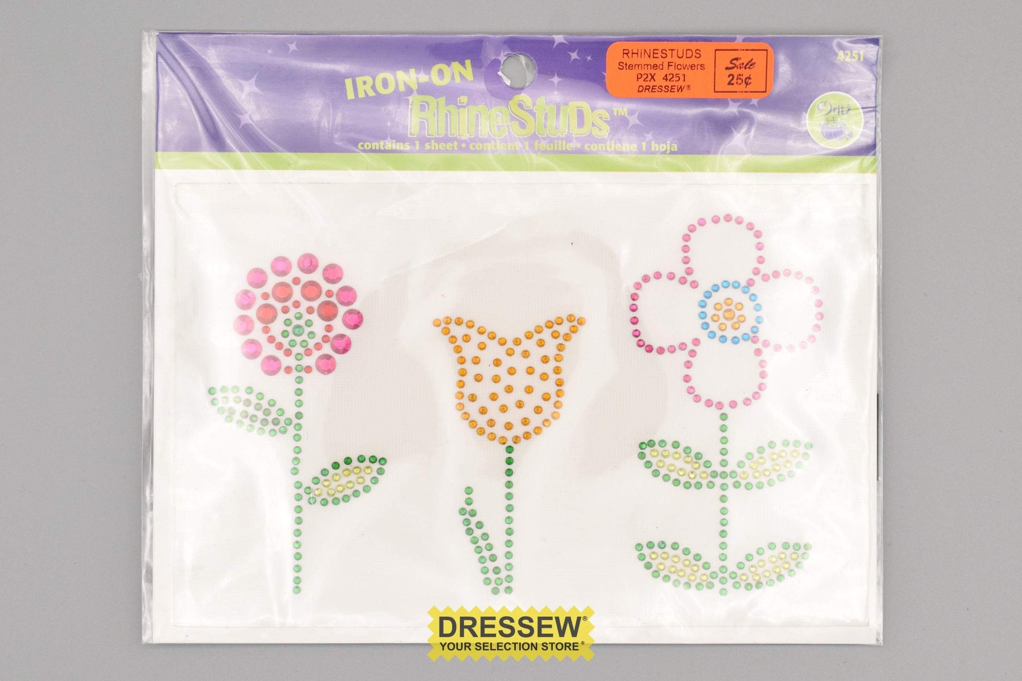 Rhinestuds Stemmed Flowers