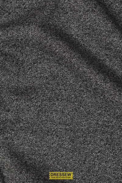 Rib Knit Marled Black