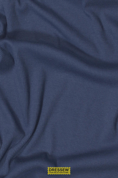 Rib Knit Military Blue