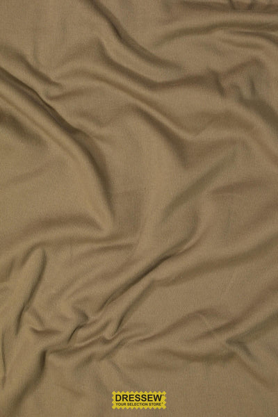 Ribbed Jogging Fleece Dried Moss