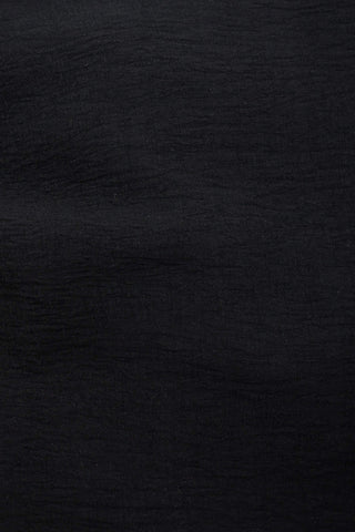 Rio Slub Crinkle Black