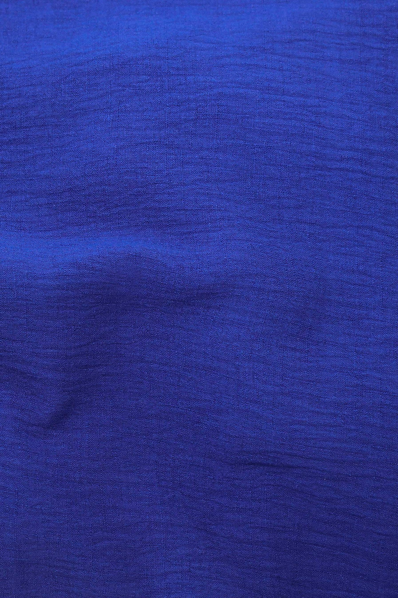 Rio Slub Crinkle Deep Blue