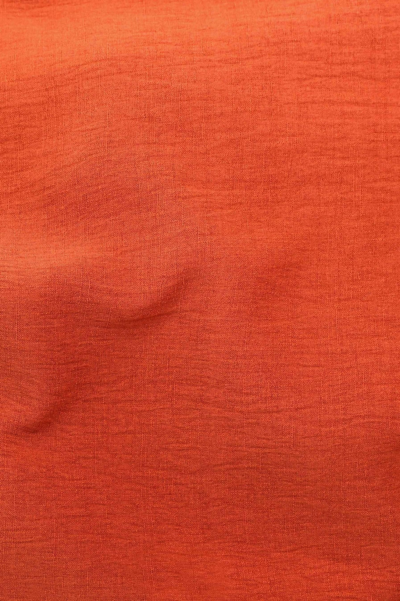 Rio Slub Crinkle Terracotta