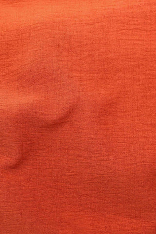 Rio Slub Crinkle Terracotta