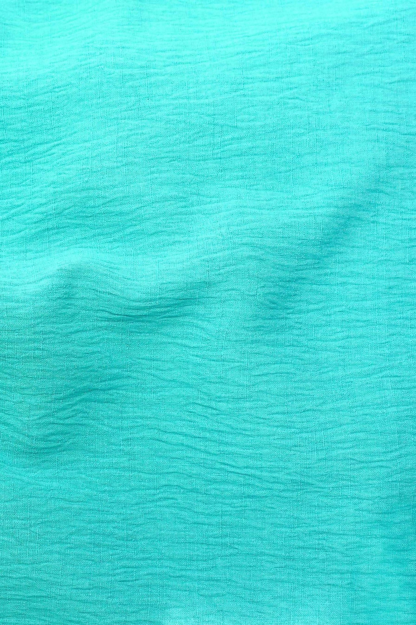 Rio Slub Crinkle Turquoise