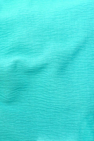 Rio Slub Crinkle Turquoise