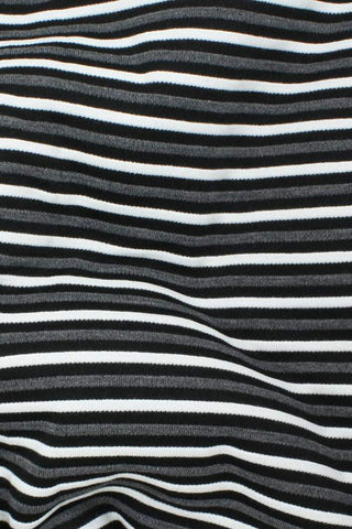 Ripple Stripe Knit Black / Grey