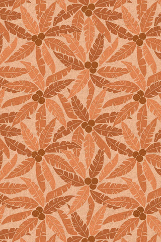 Rising Sun Canvas Palm Tree By Loes van Oosten for Cotton + Steel Fabrics Sun Washed