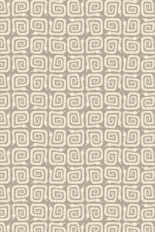 Rising Sun Winding Snake By Loes van Oosten for Cotton + Steel Fabrics Shadow