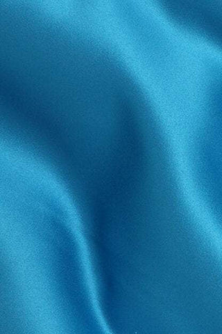 Roselyn Satin Scuba Blue