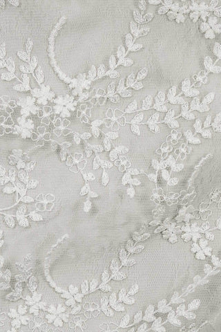 Rosie Embroidered Mesh Cream