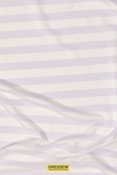 Roxy Striped Fancy Knit White / Lilac
