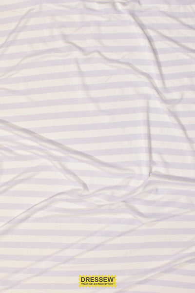Roxy Striped Fancy Knit White / Lilac