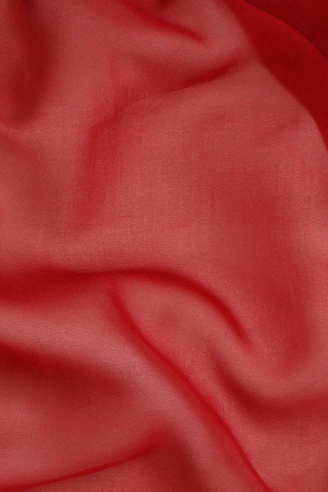 Royal Silk Georgette Red
