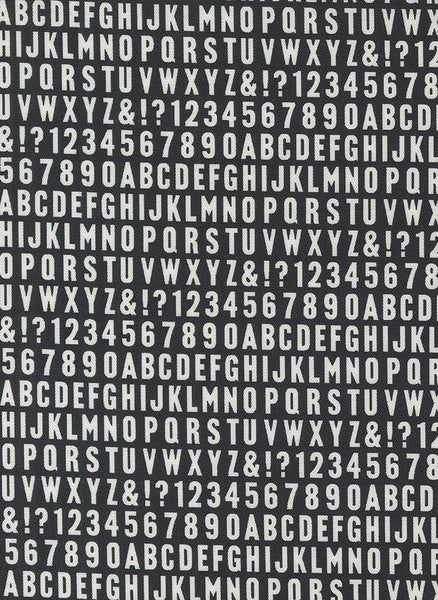 Sable & Swan Alphabet By Cathe Holden For Moda Ebony