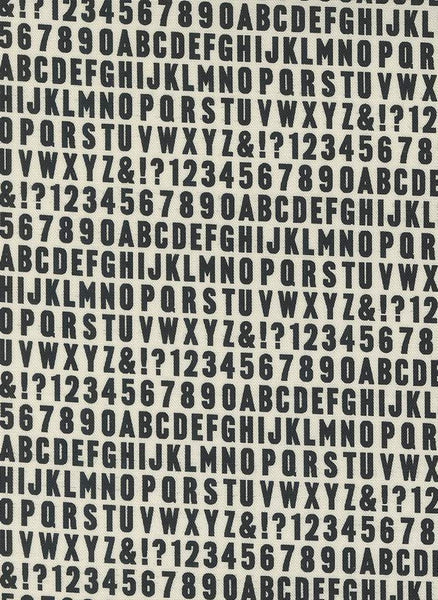 Sable & Swan Alphabet By Cathe Holden For Moda Ecru