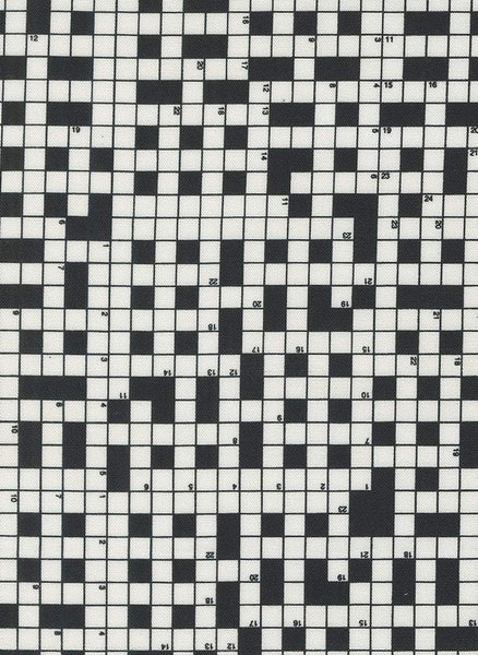 Sable & Swan Crossword By Cathe Holden For Moda Ebony / Porcelain
