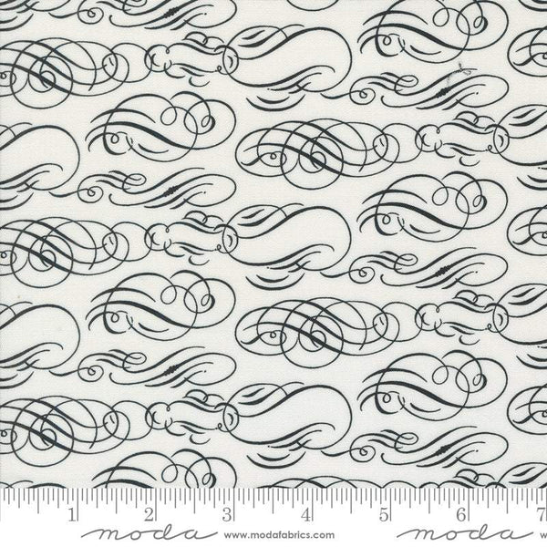 Sable & Swan Scrolls By Cathe Holden For Moda Porcelain