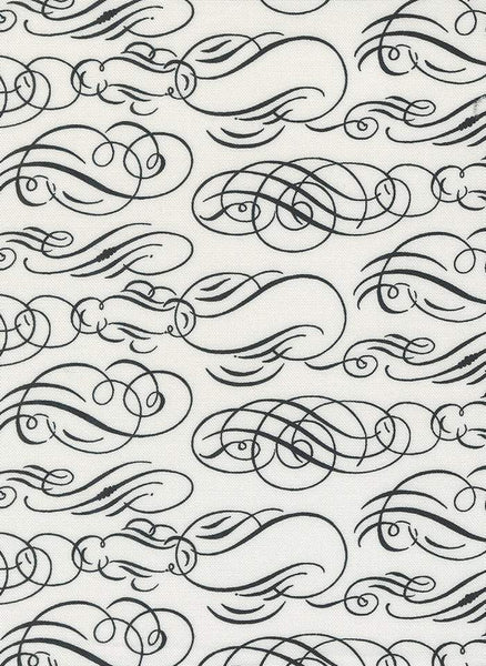 Sable & Swan Scrolls By Cathe Holden For Moda Porcelain