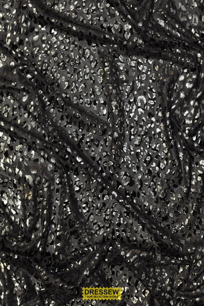 Safari Velvet Mesh Silver / Black