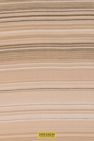 Sakstripe Cotton Beige Mix