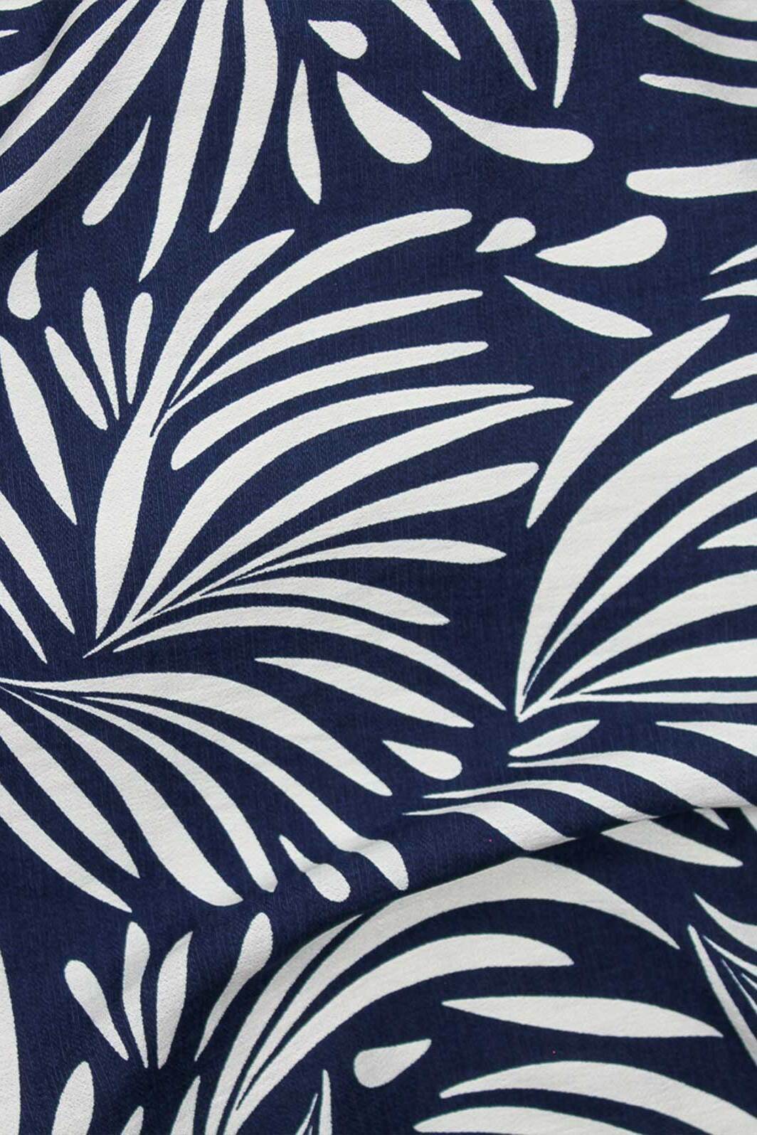 Santa Barbara Fern Navy / White