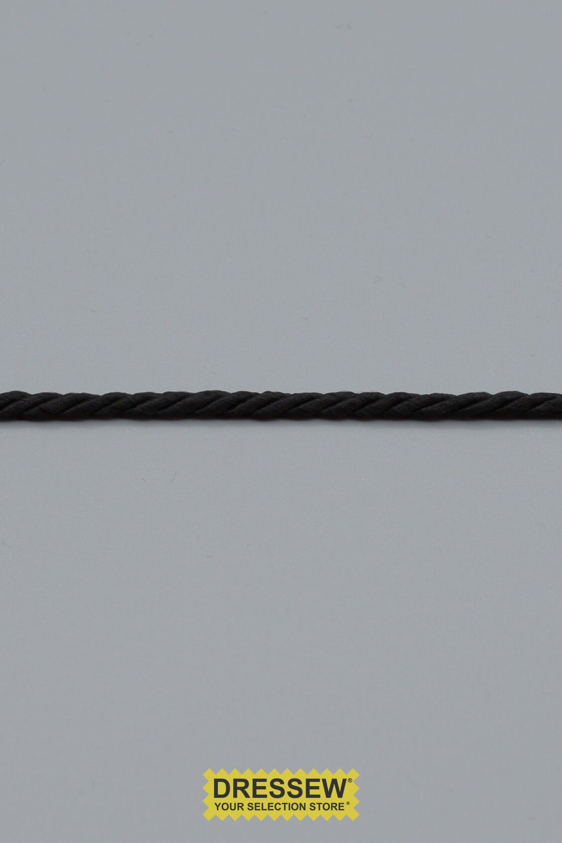 Satin Cord 3mm (1/8") Black