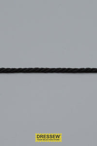 Satin Cord 3mm (1/8") Black