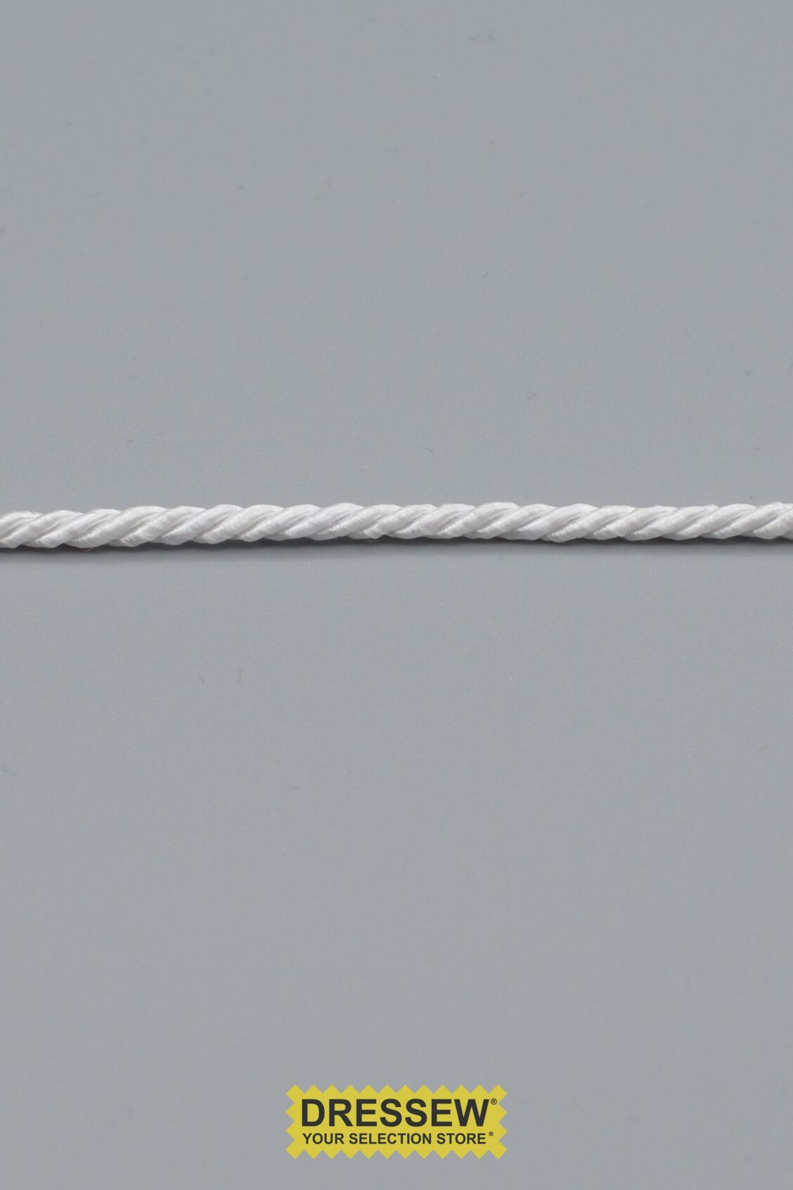 Satin Cord 3mm (1/8") White