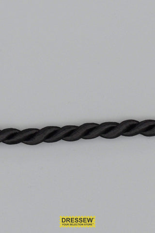 Satin Cord 6mm (1/4") Black