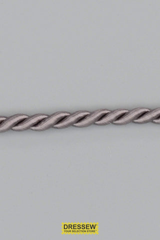 Satin Cord 6mm (1/4") Light Grey