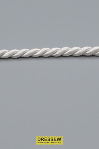 Satin Cord 6mm (1/4") White