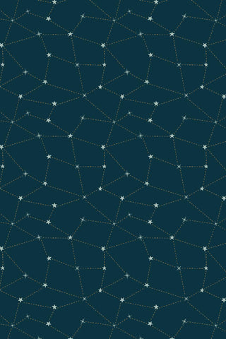Savanna Starry Night By Carys Mula For Cotton + Steel Fabrics Under The Stars