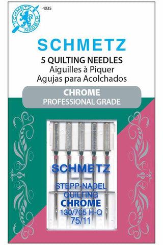 Schmetz Chrome Quilting Needles Size 75 (11)